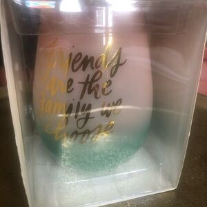 Elegant Green and Gold Tumbler with Inspirational Quote